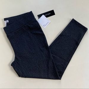 89th + Madison Womens Pants, flat front comfort waist |Size: Large | Color: Grey